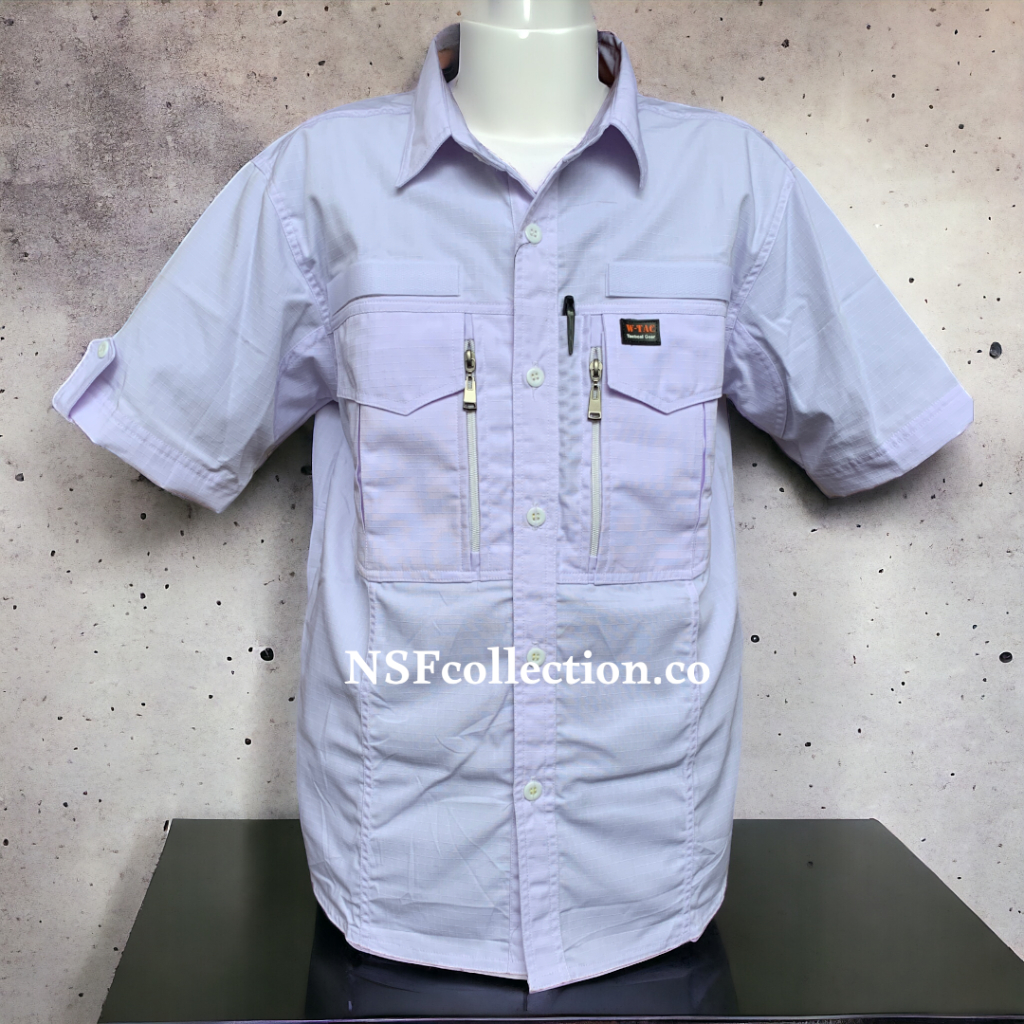 Kemeja Tactical W-Tac Lengan Pendek Ripstop Jumbo Terlaris