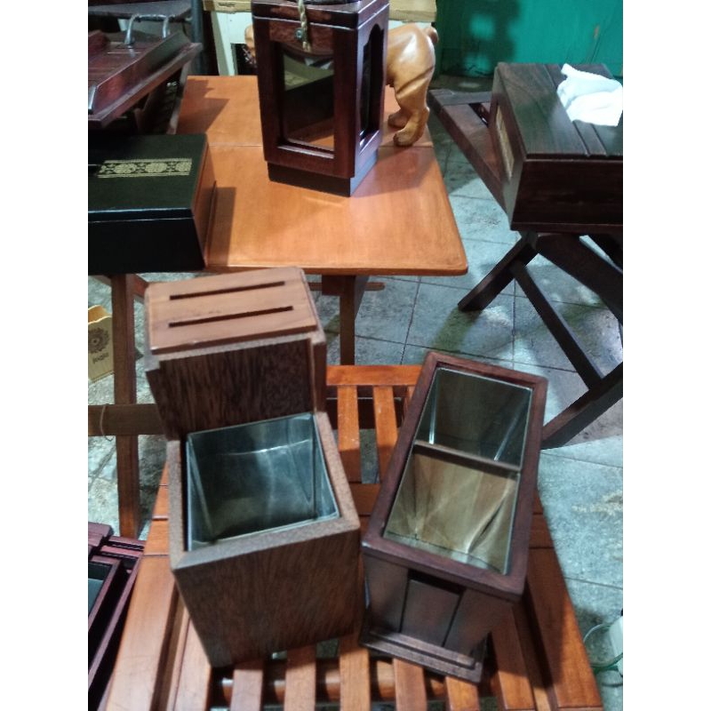 tempat sendok minimalis dari kayu sono