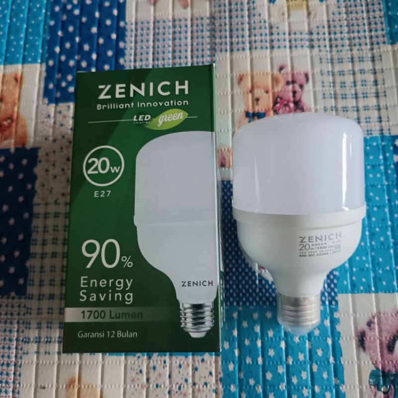 Lampu Led Zenich 20watt / Bohlam Led Zenich 20w