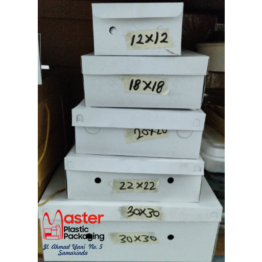 Snack Box / Kotak Kue / Kotak Nasi Putih TPS