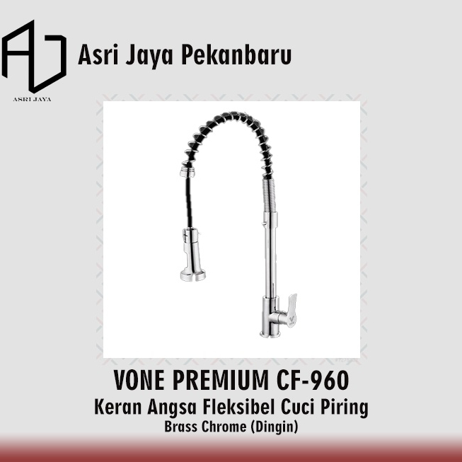 Keran Fleksibel Cuci Piring Brass Chrome VONE PREMIUM CF-960