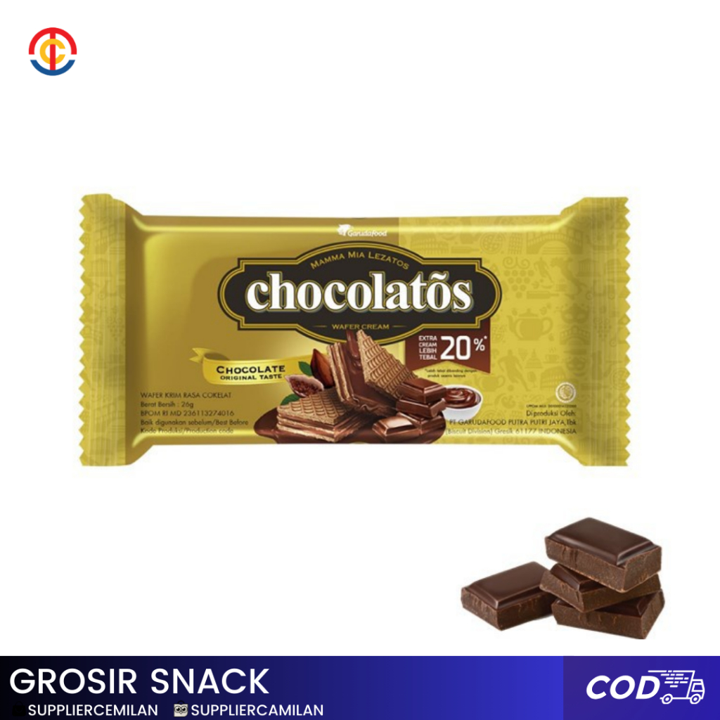 

Chocolatos Wafer Cream 40gr [ISI 10]