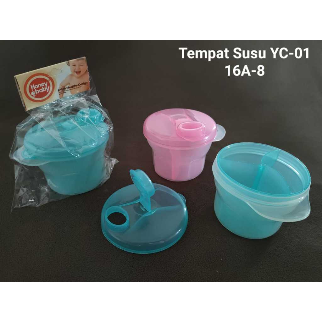 Tahan Lama Container Susu Bayi / Container Sekat 3 / Dispenser Susu Bayi / Tempat Susu Bayi