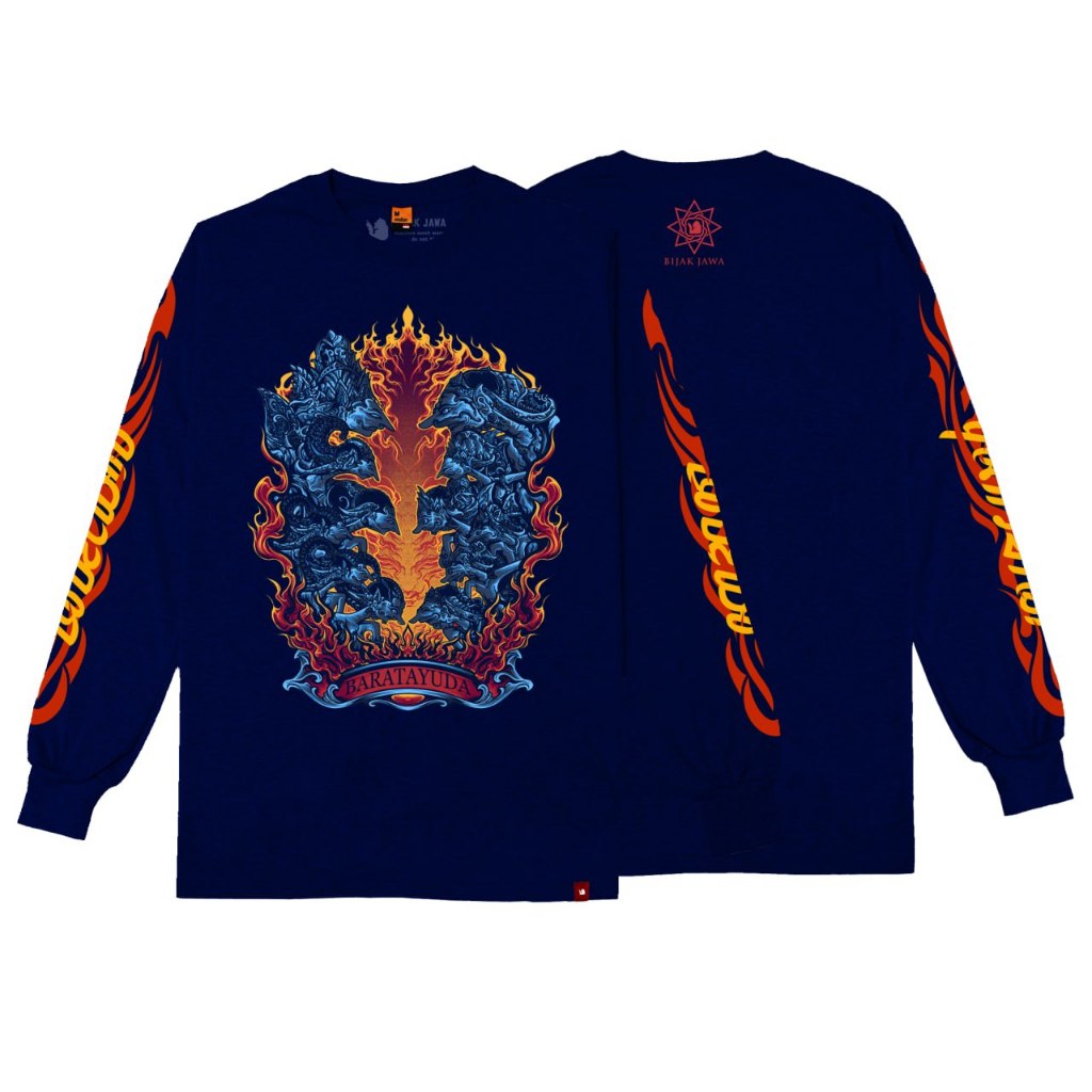 BIJAK JAWA Kaos Baratayuda Lengan Panjang