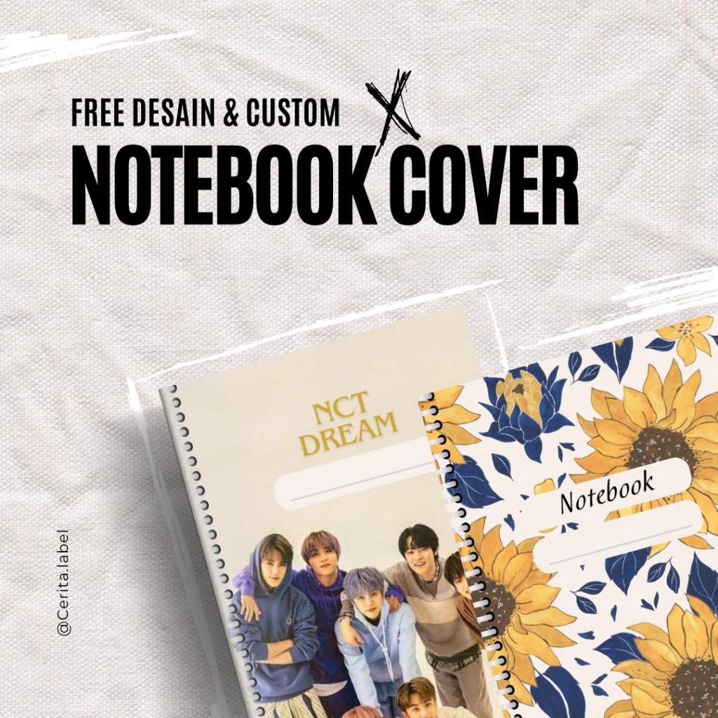 

Notebook custom buku catatan custom jurnal grid dotted kado ulang tahun