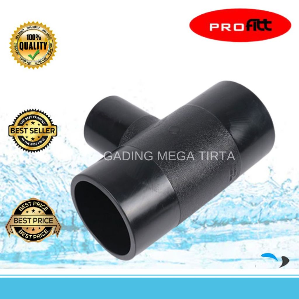 Butt Fusion Unequal Tee Fitting HDPE 315x110mm