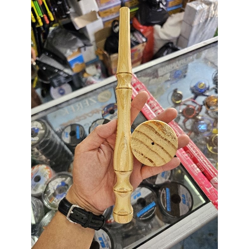 Gagang + Yoyo Joran Udang Kayu Jati