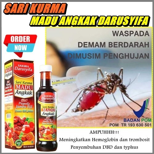 

Sari kurma madu angkak obat herbal demam berdarah menaikan trombosit ORIGINAL