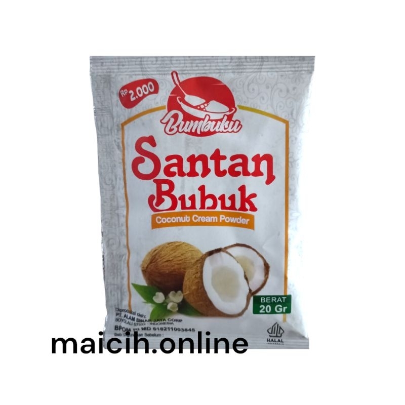 

Santan Bubuk Bumbuku 20g (10saset)