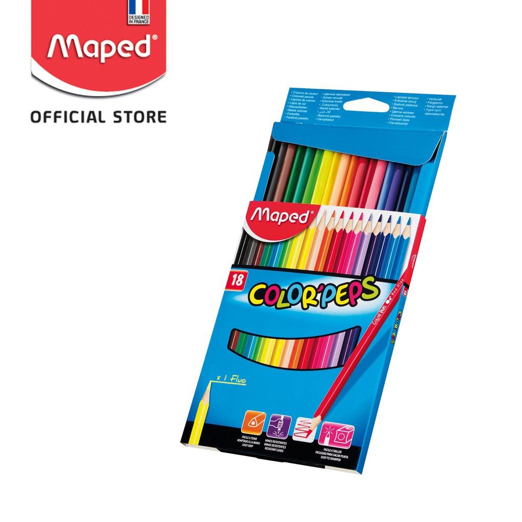 

Maped Pensil Warna Color'Peps 18' - Cardboard (OT 832063)