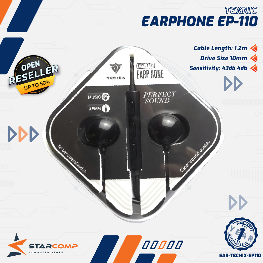 Earphone Tecnix EP-110 Stereo
