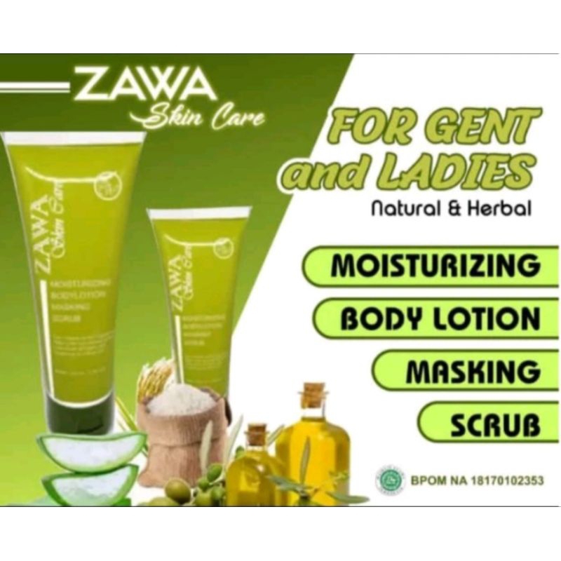 zawa Skin Care dari CV Zawa Harga untuk  3 pcs