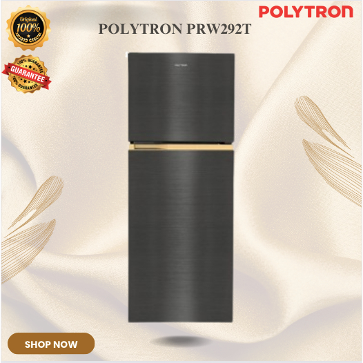 Kulkas Polytron 2Pintu Polytron Kulkas 1 Pintu PRW292T/PRW 292T/PRW-292T/PRW292T/Polytron Kulkas 2 Pintu Elegant/Kulkas Polytron 2Pintu Ori