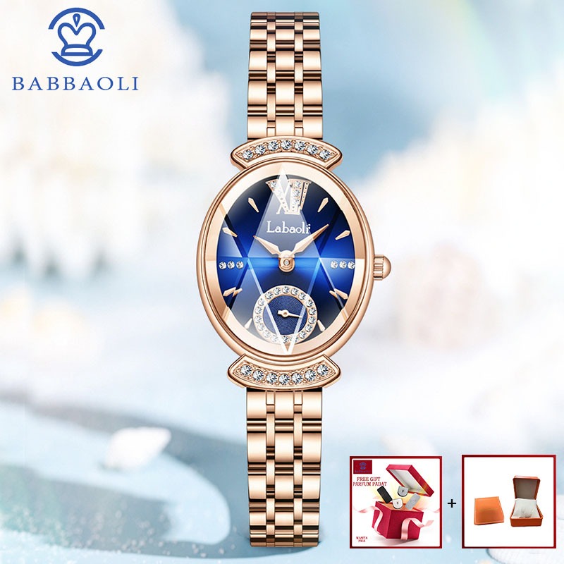 Jam Tangan Wanita Permata Menawan babbaoli seri Labaoli