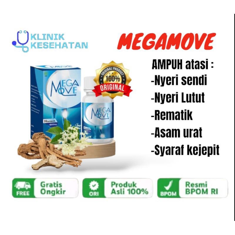 MEGAMOVE obat herbal Nyeri Sendi ASLI BPOM