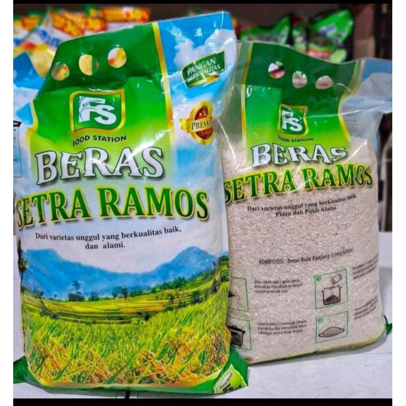 

Beras FS Food Station Setra Ramos / Setra Pulen 5kg ini