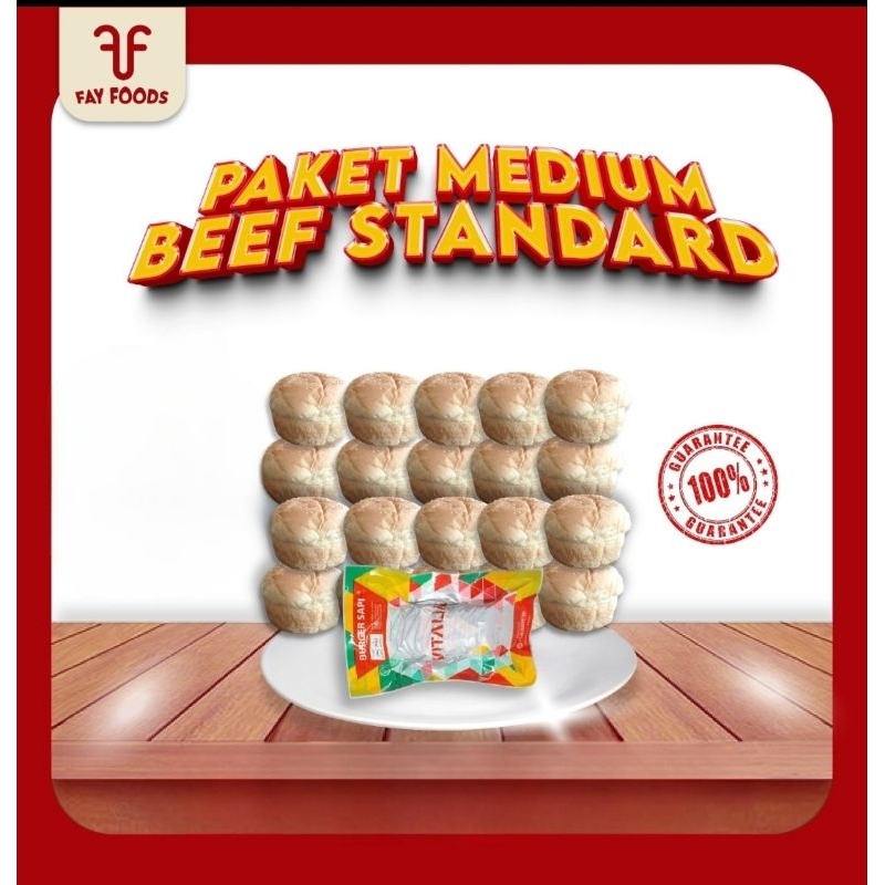

Paket Medium Burger Standar