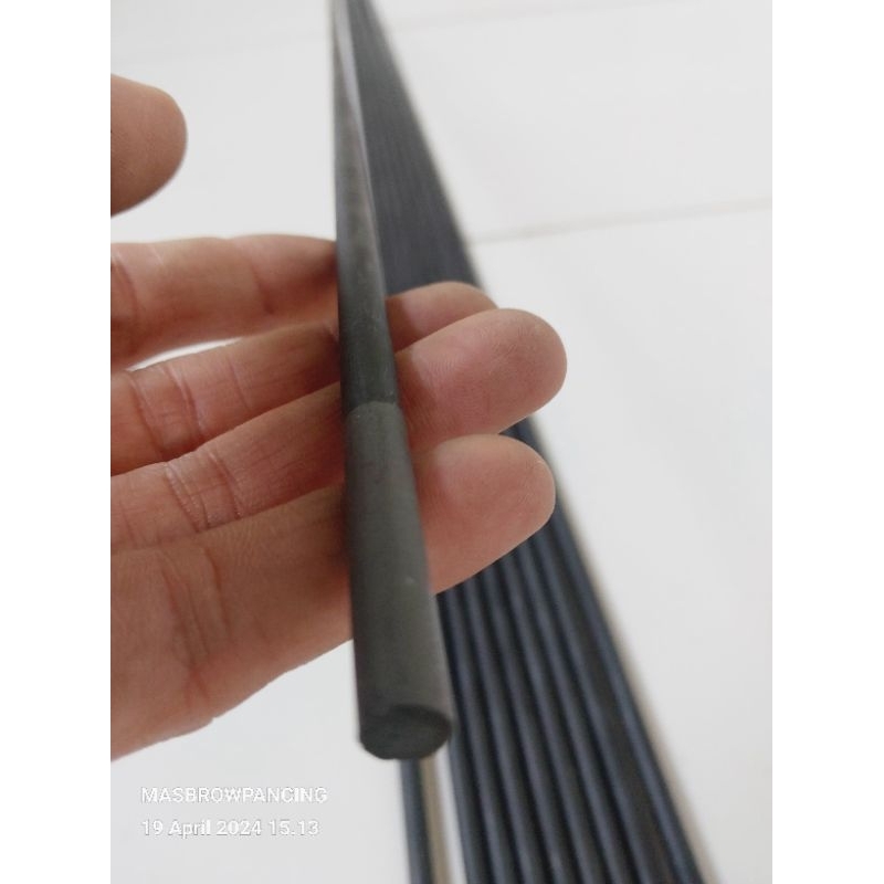 Ujung Carbon Solid/Padat Panjang 120cm Diameter 6.0mm