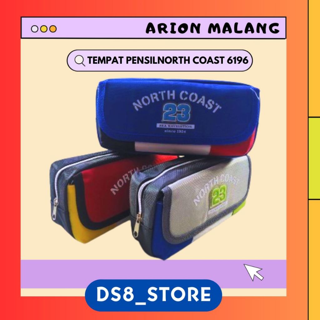 

KOTAK PENSIL/TEMPAT PENSIL/PENCIL CASE NORTH COAST 6196