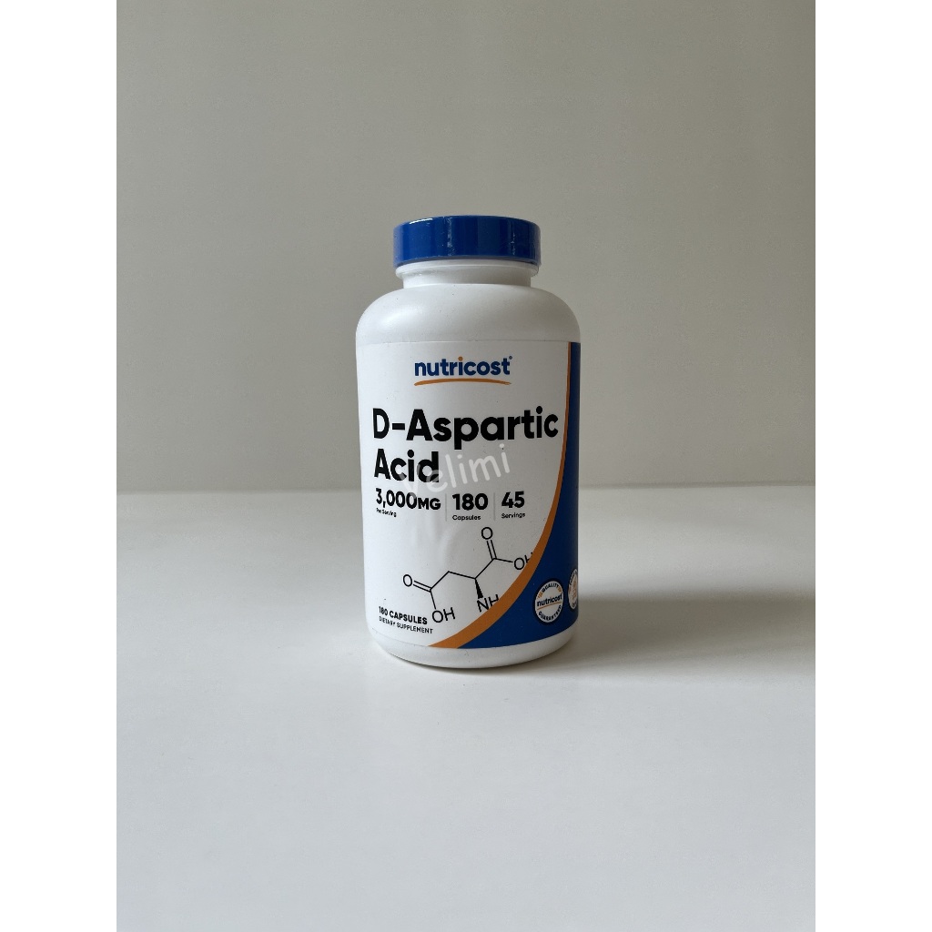 Nutricost D Aspartic Acid DAA 3000 mg 180 capsules