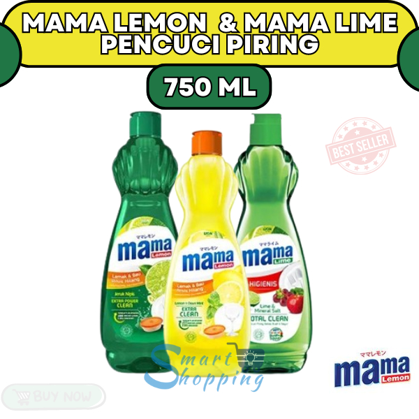 Mama Lemon Mama Lime Pencuci Piring Botol 750ml Sabun Cuci Piring