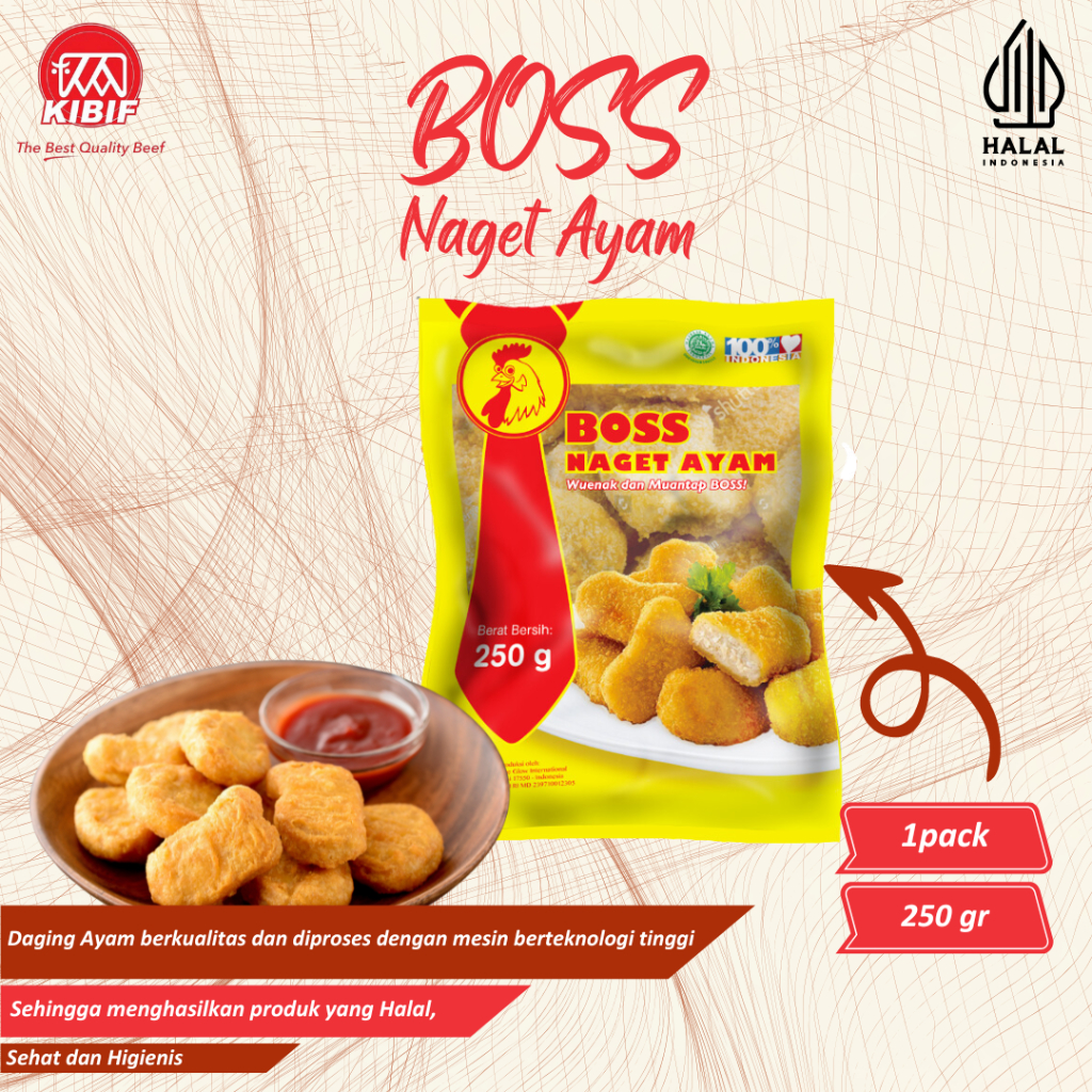 

BOSS Nugget Ayam 250gr