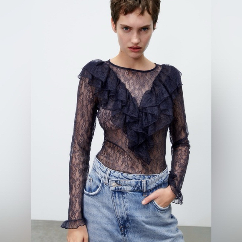 preloved zara blouse