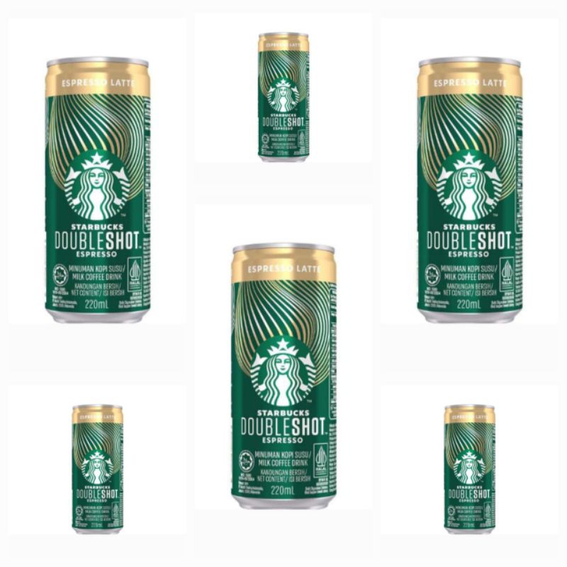 

StarBucks Drink Coffee Milk / Minuman Kopi Susu Double Shot Espresso Latte 220 Ml