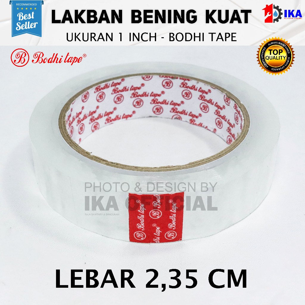 

isolasi / selotip bening 24mm x 100 yard t7 Selotip Bening 1 inch 100 Yard Stationery Tape Transparant ISOLASI BENING 1" INCH 24MM X 100Y BODHI TAPE LAKBAN BENING ISOLASI BENING Isolasi Bening 1 inch 100 Yard Solatip Solasi SelotipIsolasi 1 inch x 100