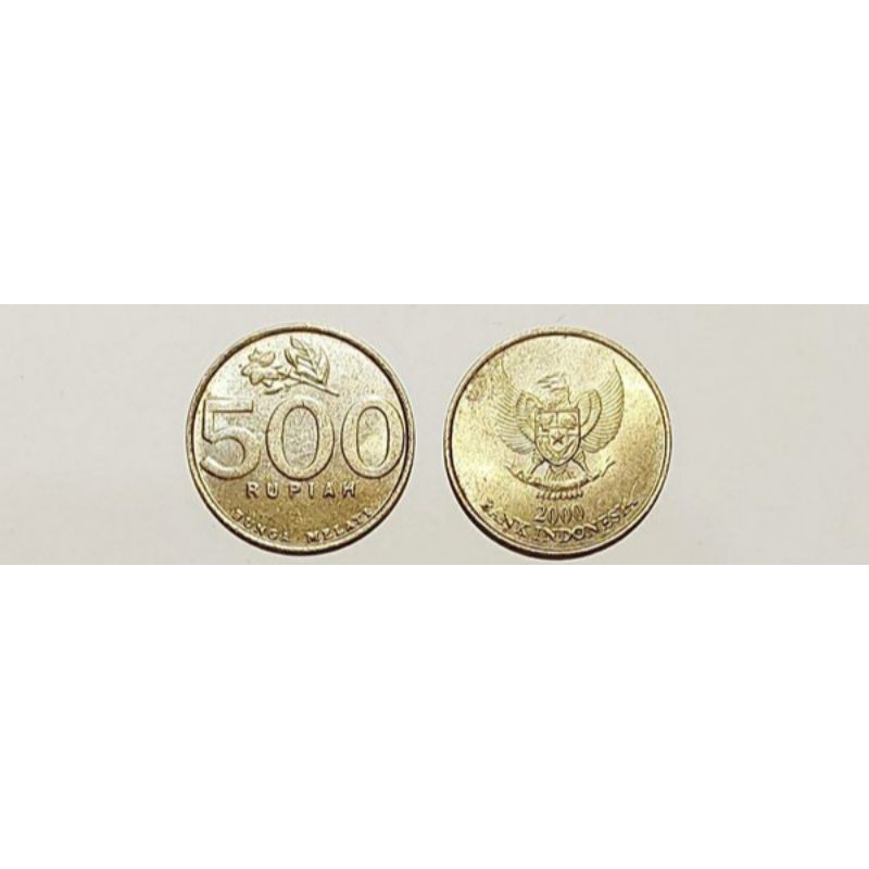 Koleksi Uang Jadul Koin500Melati Tahun 2000-2001 (USED KINCLONG)