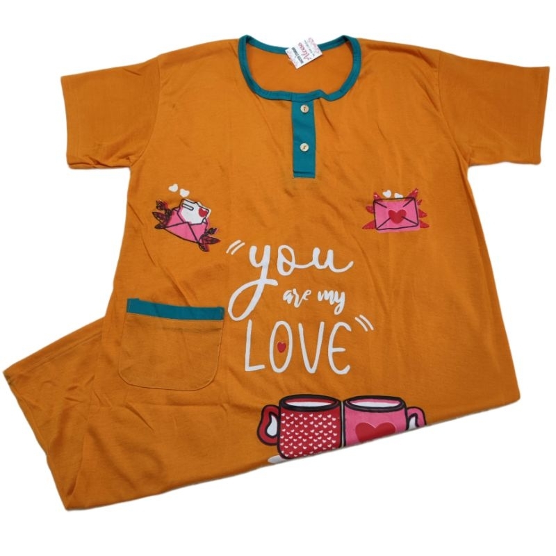 Daster Super Jumbo Dewasa Bahan Kaos Daster Wanita Bumil
