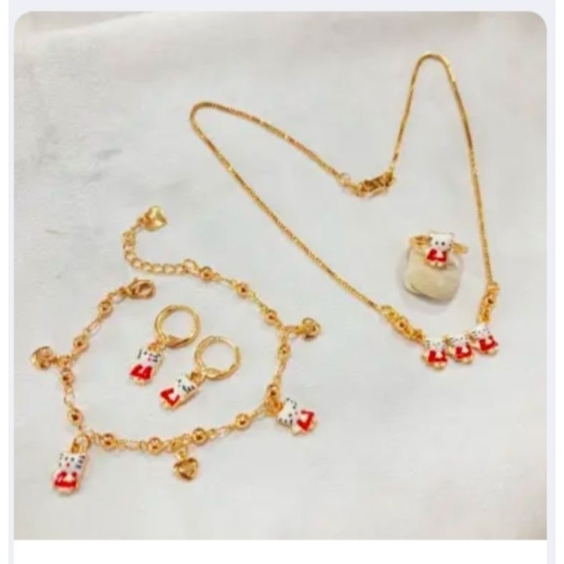 perhiasan anak anak helokitty 1 set