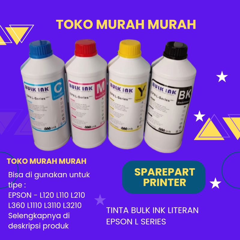 Tinta Epson 1 Liter Bulk Ink 003 664 Suport Original L110 L120 L210 L220 L300 L310 L1110 ORIGINAL