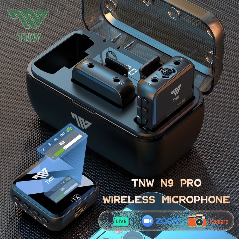 Syaba - Mic Wireless Clip On Lavalier TNW N9 Pro