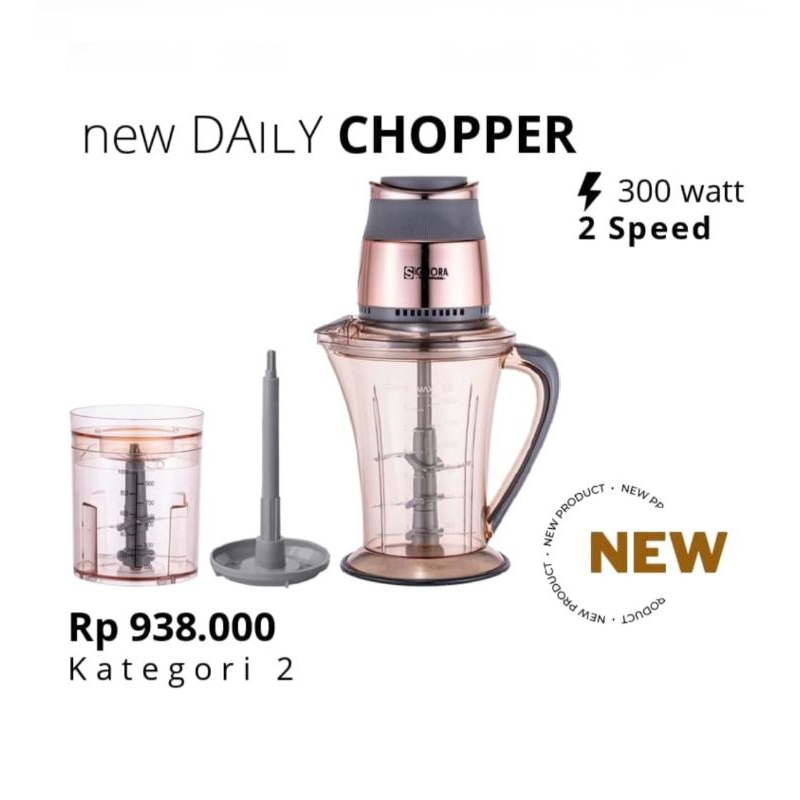 New Daily Chopper Signora Blender Chopper Signora Berhadiah Langsung