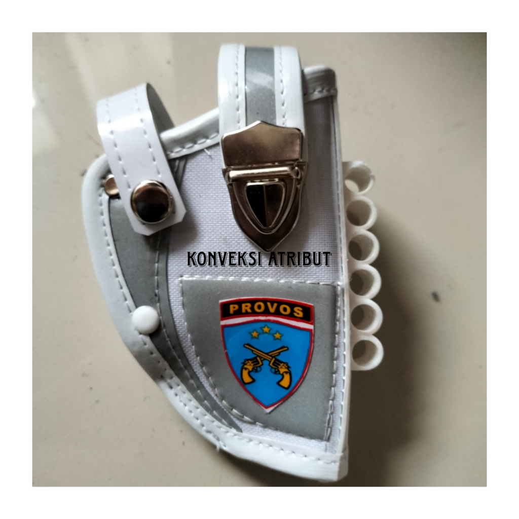 sarung pistol provos polri putih