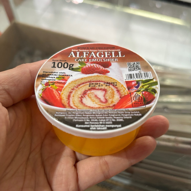 

Alfa gell cake emulsifier 100 gr halal