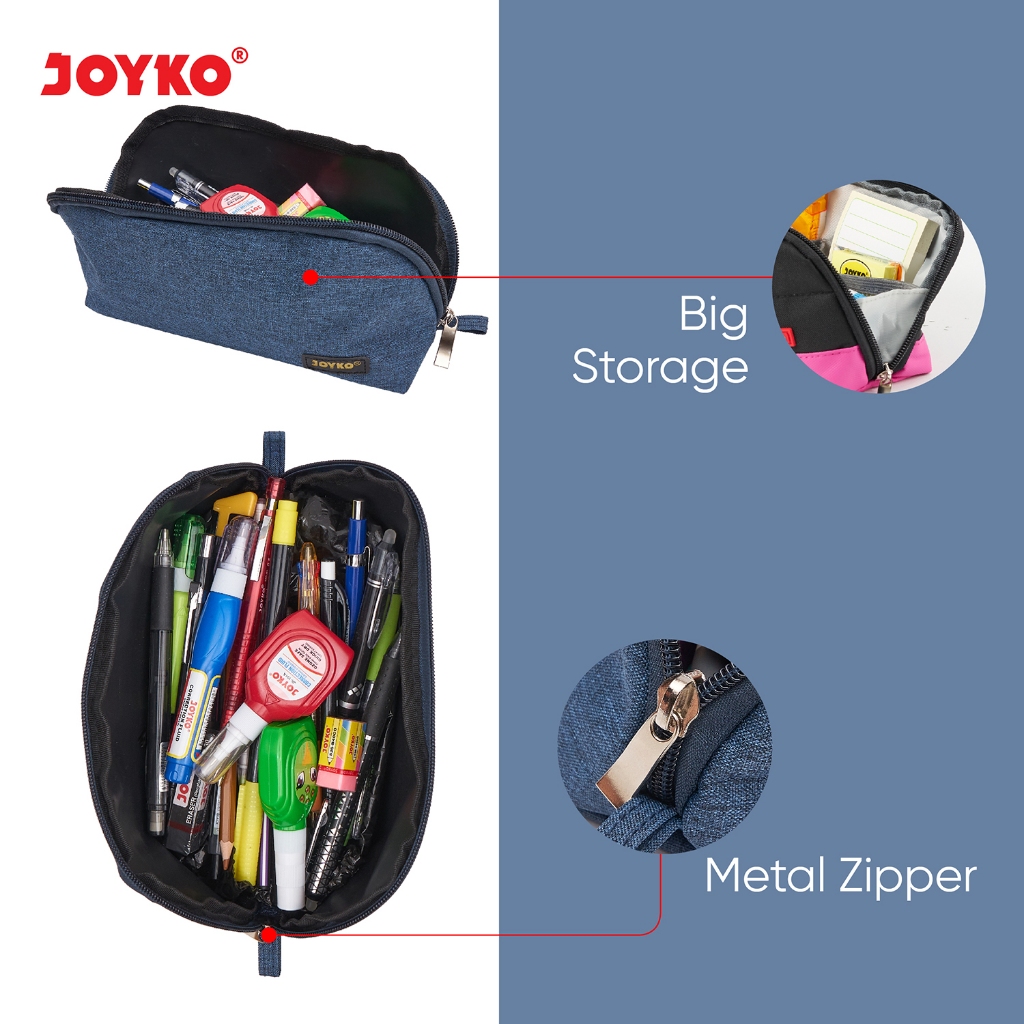 

JOYKO PENCIL CASE PC-5004 PC-5013 PC-5014 PC-5015 PC-5016/ TEMPAT PENSIL KOREA