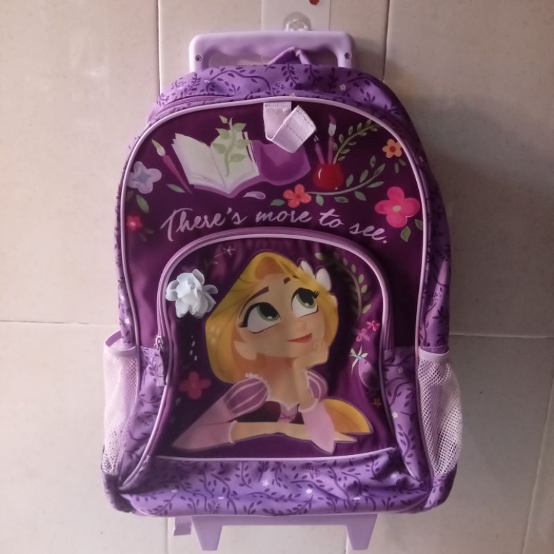 Koper Ransel Anak Rapunzel Disney Original/Tas Troli Rapunzel Original/Tas Trolley Anak SD