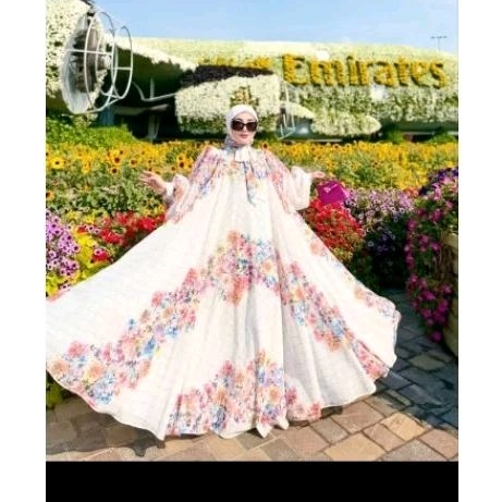 Shellasaukia dress Shellasaukia gamis lebaran raya series gamis shellasaukia