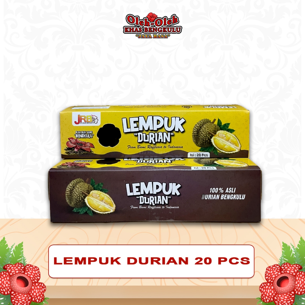 

Lempuk Durian Bengkulu isi 20 pcs / Durian Asli Bengkulu / Khas Bengkulu / Oleh Oleh Bengkulu