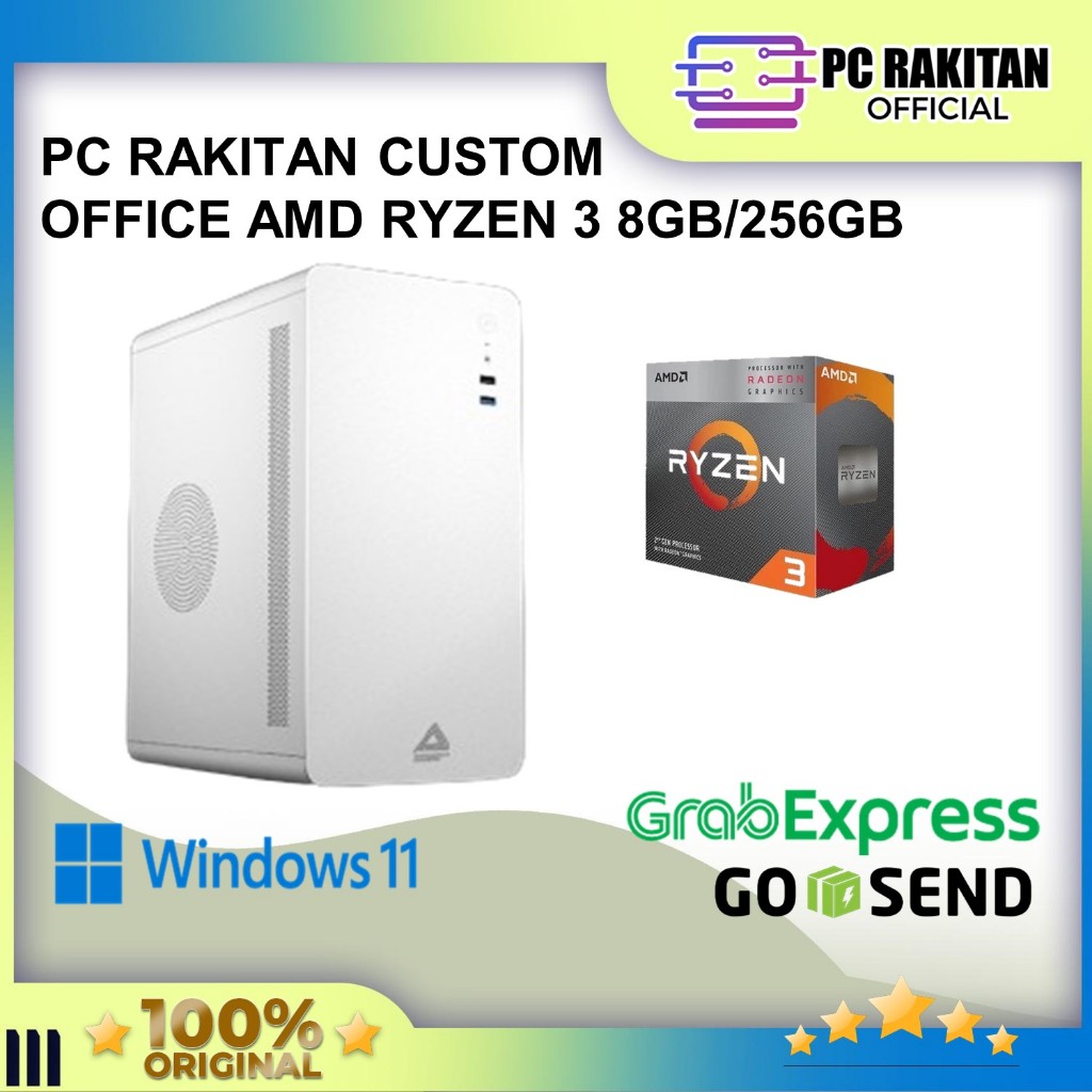 PC RAKITAN RYZEN 3 3200G 16GB 256GB RAKITAN PC ADMIN