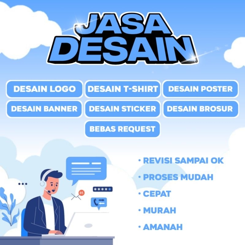 Jasa desain logo,baju/t-shirt, stiker,bendera, banner,dll