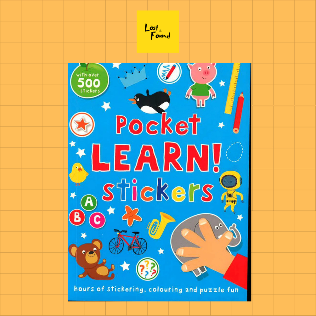 

Book Pocket Learn Sticker Biru