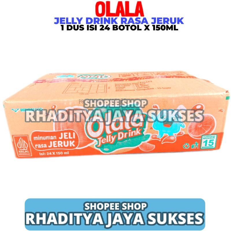 

Olala Jelly Drink Jeruk 1 Dus Isi 24 Botol 150ML