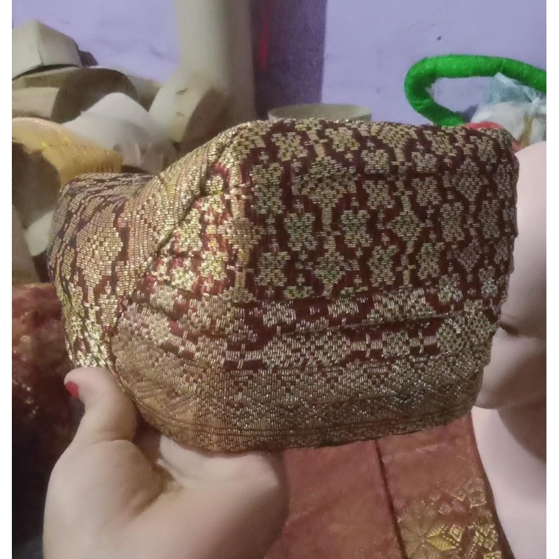 saluak pengantin pandai sikek/topi pengantin minang pandai sikek