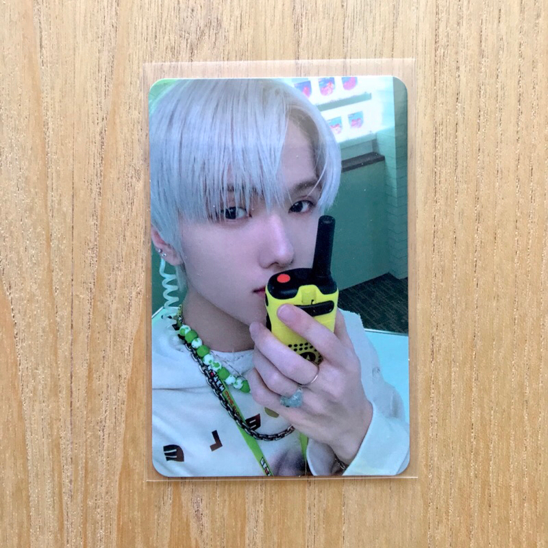 Photocard PC Original Jisung Album Glitch Mode