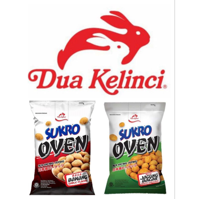 

Dua Kelinci Sukro Kacang Oven Bawang/Jagung Bakar 95g