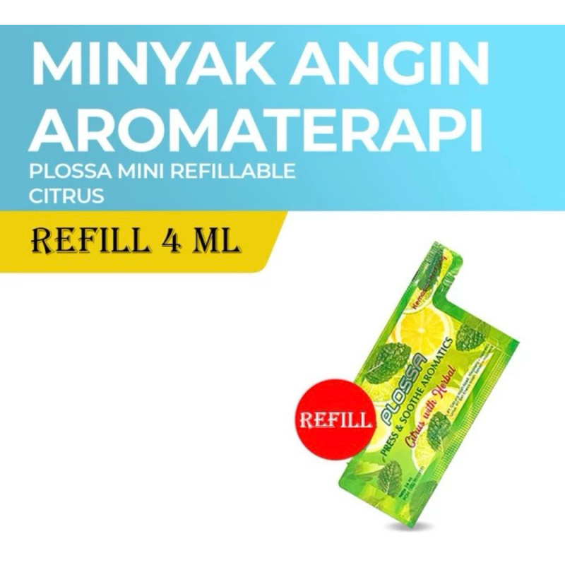 Plossa mini refill 4 ml ( isi ulang plossa mini )
