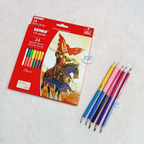 

Kenko Color Pencil CP-18 FBC/Bi Twin Color ( 1 SET ) sampai 24 colour